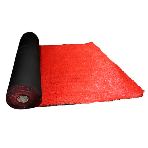 Artificial Grass - Red (2meterX25meters Roll 20mm )