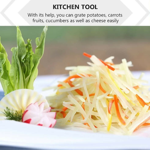 Stainless Steel Multipurpose Grater with 3 Sides