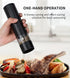 Electric Salt and Pepper Shaker Rechargeable Pepper Grinder Mill Set.