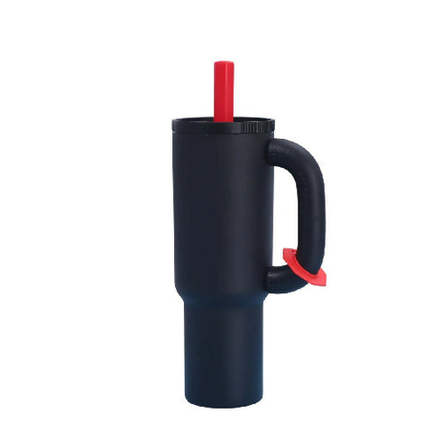 Double-layer leak-proof foldable straw cup