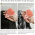 Cleaning and massage double-sided hair brush