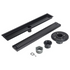 50cm Rectangular Matte Black Shower Channel Drain - AY 406-108- BLACK