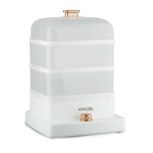 12L household kitchen 3-layer large capacity food electric steamer