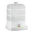 12L household kitchen 3-layer large capacity food electric steamer