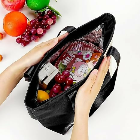 nsulated Lunch Bag, Reusable Lunch Tote Bag for Men & Women, Insulated Lunch Box Bag with Hand Strap