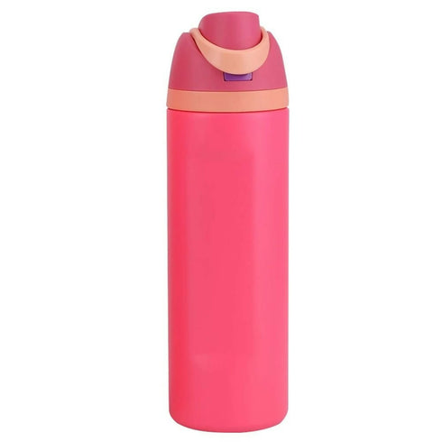 Leakproof Sports Travel Sip Cup 24Oz Drink Bottle - Pink