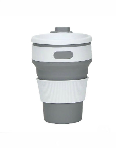 Round Silicone Collapsible Coffee Mug
