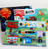 2026 Montessori Sensory Board Game Traffic Animal Space Pairing Board Early Educational Toy Wooden Unlock Kids Busy Board Toy