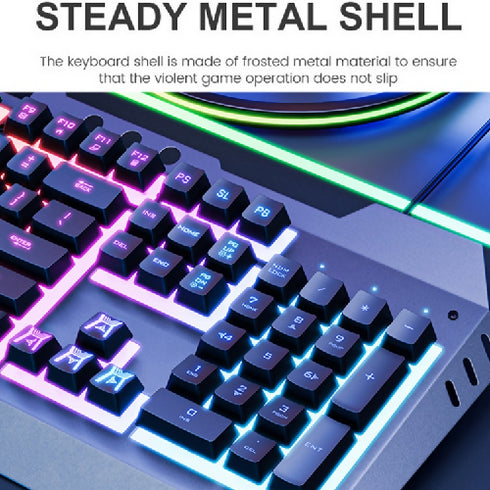 Popular Design IMICE GK-700 104 Keys Metal Backlit Gaming Wired Suspended Illuminated Keyboard With Hand Rest.