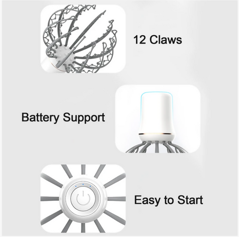 Head massager rechargeable version