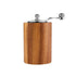 Hand Cranked Pepper Grinder, Portable Kitchen Solid Wood Grinder