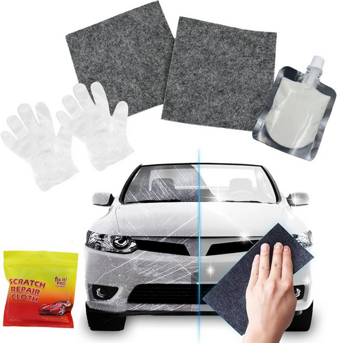 Scratch repair cloth