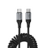 Fast Charging Type-C to Type-C Spring Braided