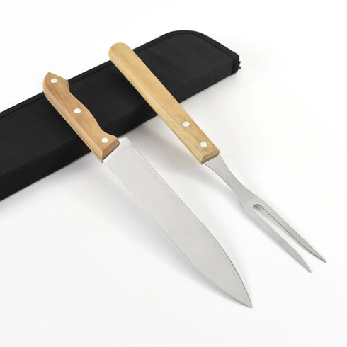 Portable 2Piece Braai Utensils Set