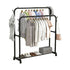 Double Rail Metal Hanging Clothes Rack