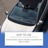 Car windshield cleaning sheet, car window rainproof, waterproof and anti-fog glass cleaning effervescent sheet