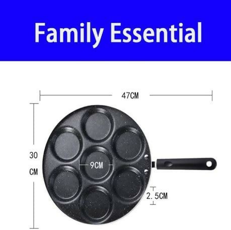 7 Holes Frying Pan