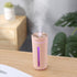 Mini Diffuser Humidifiers Cool Mist Air Humidifiers With Light - Pink