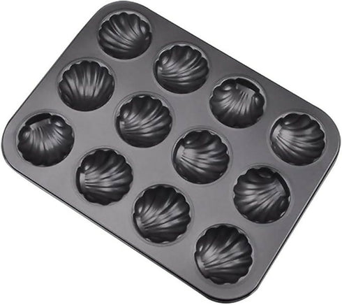 Cookie Mould Carbon Steel Shell Baking with 12-Cavity