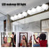 Portable 4 LED Studio Vanity Mirror Makeup Glow Light