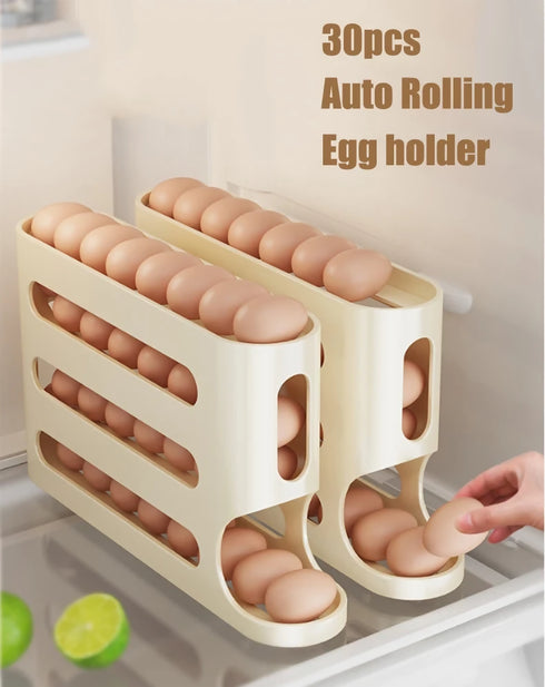 4 Tiers Fridge Egg Rack for Refrigerator