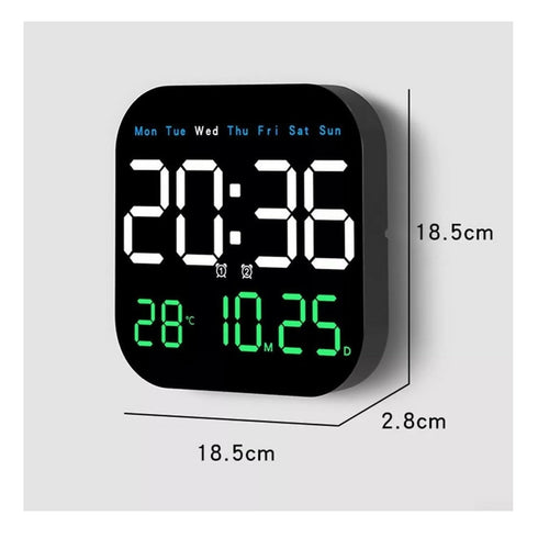 Digital Clock,LED Large Display Wall Alarm Clock