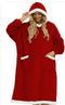 Oversized Sherpa Hoodie Blanket