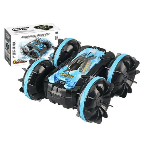 RC Car Stunt Tumbling Rotation Amphibious Off-road Remote Control Car Children Boys Toy