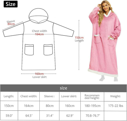 Hooded Wearable Blanket