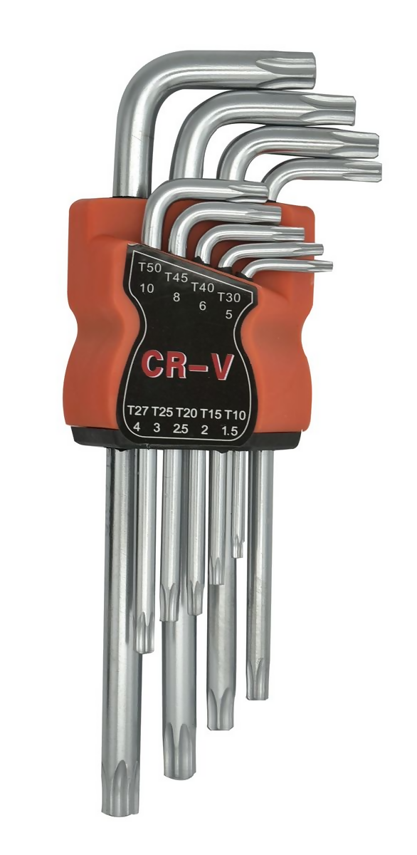 9 Piece Torx Extra Longarm Hex Key Set