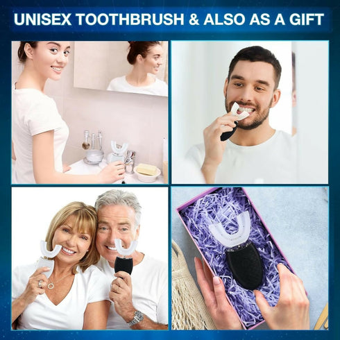 Ultrasonic Electric Toothbrush Adults U Shaped Automatic Toothbrushes