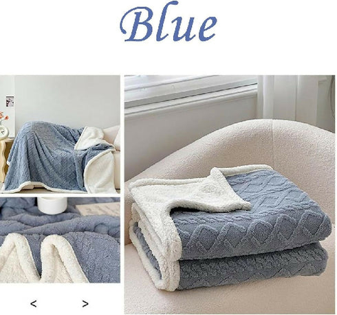 Fluffy Fleece Throw Sofa Blankets