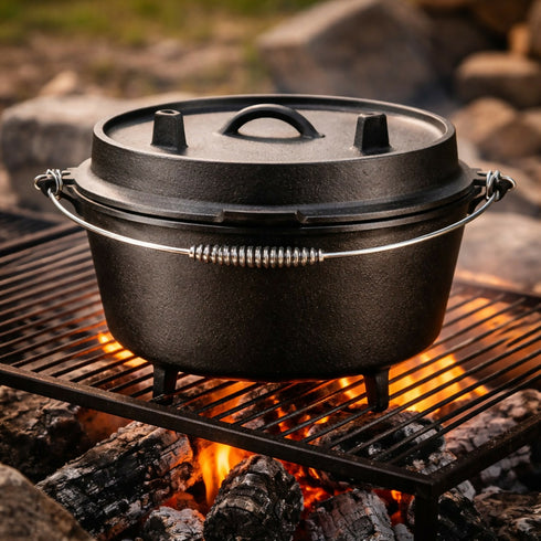 Cast Iron Dutch Oven - With Lid, Enameled