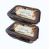 2 PCS-Stainless Steel Lunch Box with Leak-Resistant Lid - 1500ml