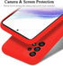 Liquid Silicone Back Case For Samsung Galaxy A23 - Red