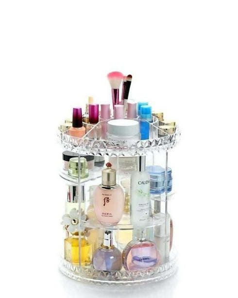 360-Degree Rotating 7 layer Multi-Function Makeup Organiser