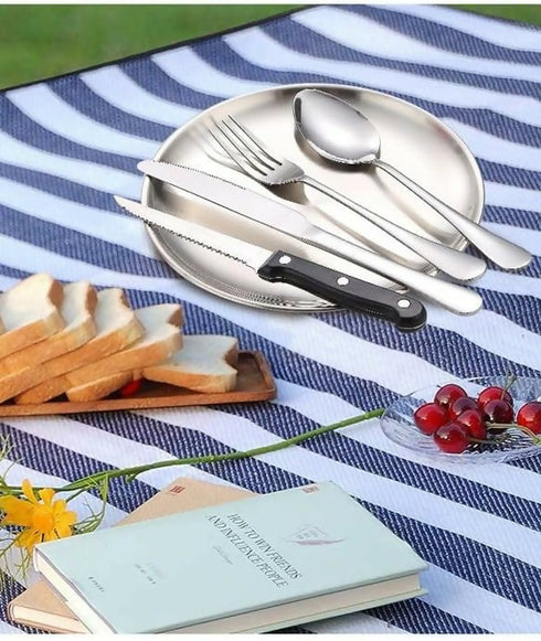 Silverware Cutlery Set for Picnic or Camping