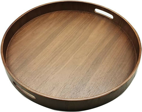 Modern Sturdy Circle Serving Fancy Tray: