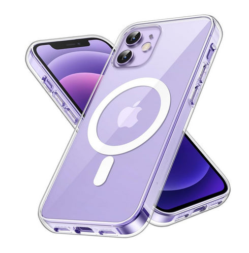 Protective MagSafe Clear Back Case Compatible with iPhone 12/12 pro