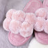 Women Fluffy Plush Faux Fur Indoor Ladies Slippers