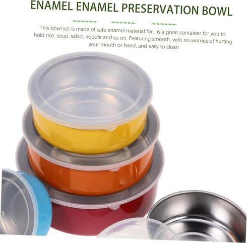 5 Pcs Stainless Steel Home Kitchen Food Container Storage