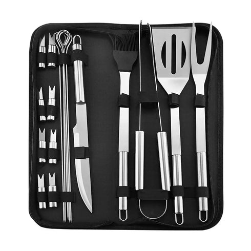 20PC Set Outdoor BBQ Braai Utensils