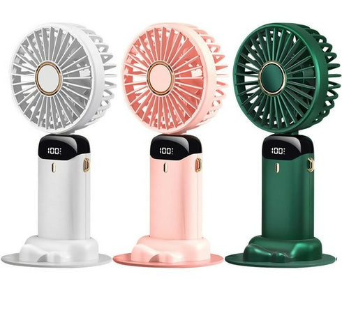 Portable Handheld USB Rechargeable Fan Pack of 3
