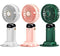Portable Handheld USB Rechargeable Fan Pack of 3