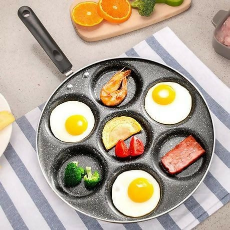 7 Holes Frying Pan