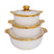 3 Piece Ceramic Serving Soup Pot