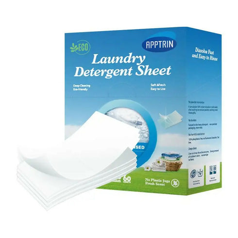 60 Piece Laundry Detergent Sheets