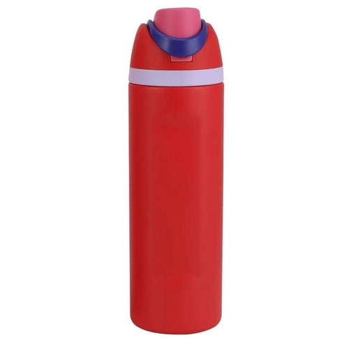 800mL Leakproof Sports Travel Sip Cup Drink Bottle-NGT - Red