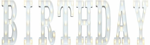 LED Letter Lights - BIRTHDAY
