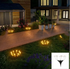 2 Pack 48LED Solar Outdoor Inserted Warm Light Mushroom Lamps